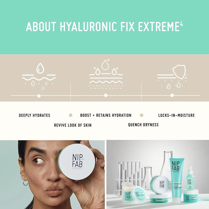 NIP+FAB HYDRATE HYALURONIC FIX EXTREME4 JELLY EYE PATCHES - 20 pairs