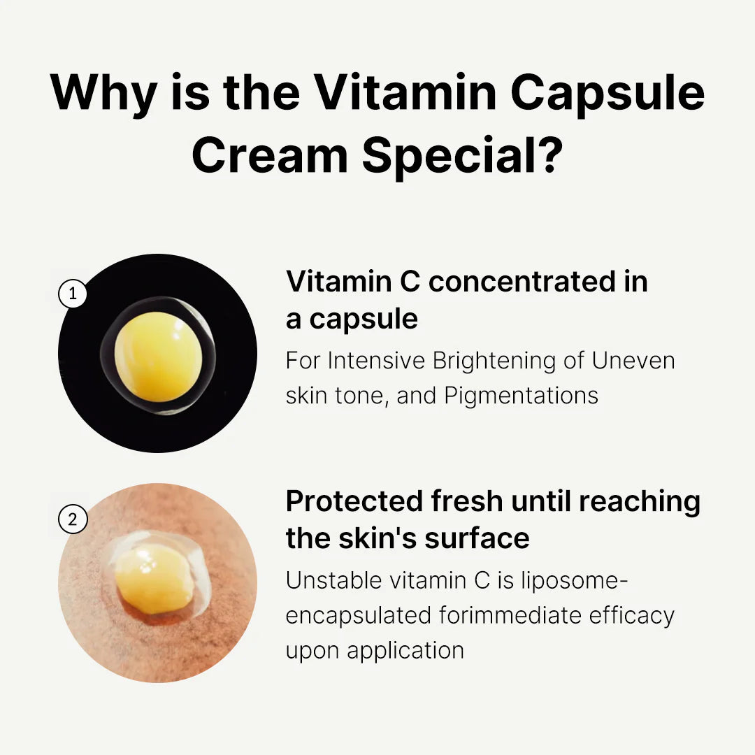 Medicube Deep Vita C Capsule Cream – Brightening & Glow (Original Korean Formula)