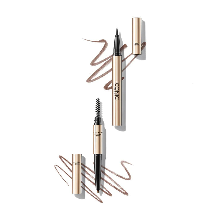 Triple Precision Brow Definer - Chocolate Brown - Pencil 0.1g & Pen 0.33ml