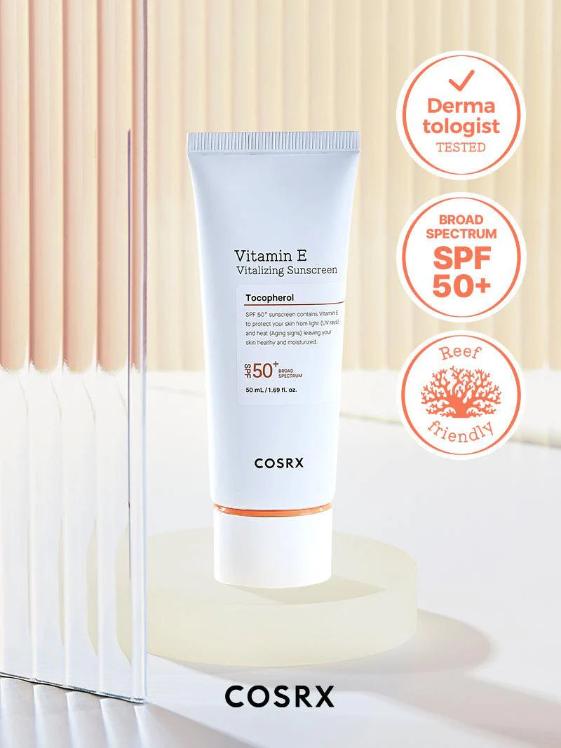 COSRX Vitamin E Vitalizing Sunscreen SPF 50+