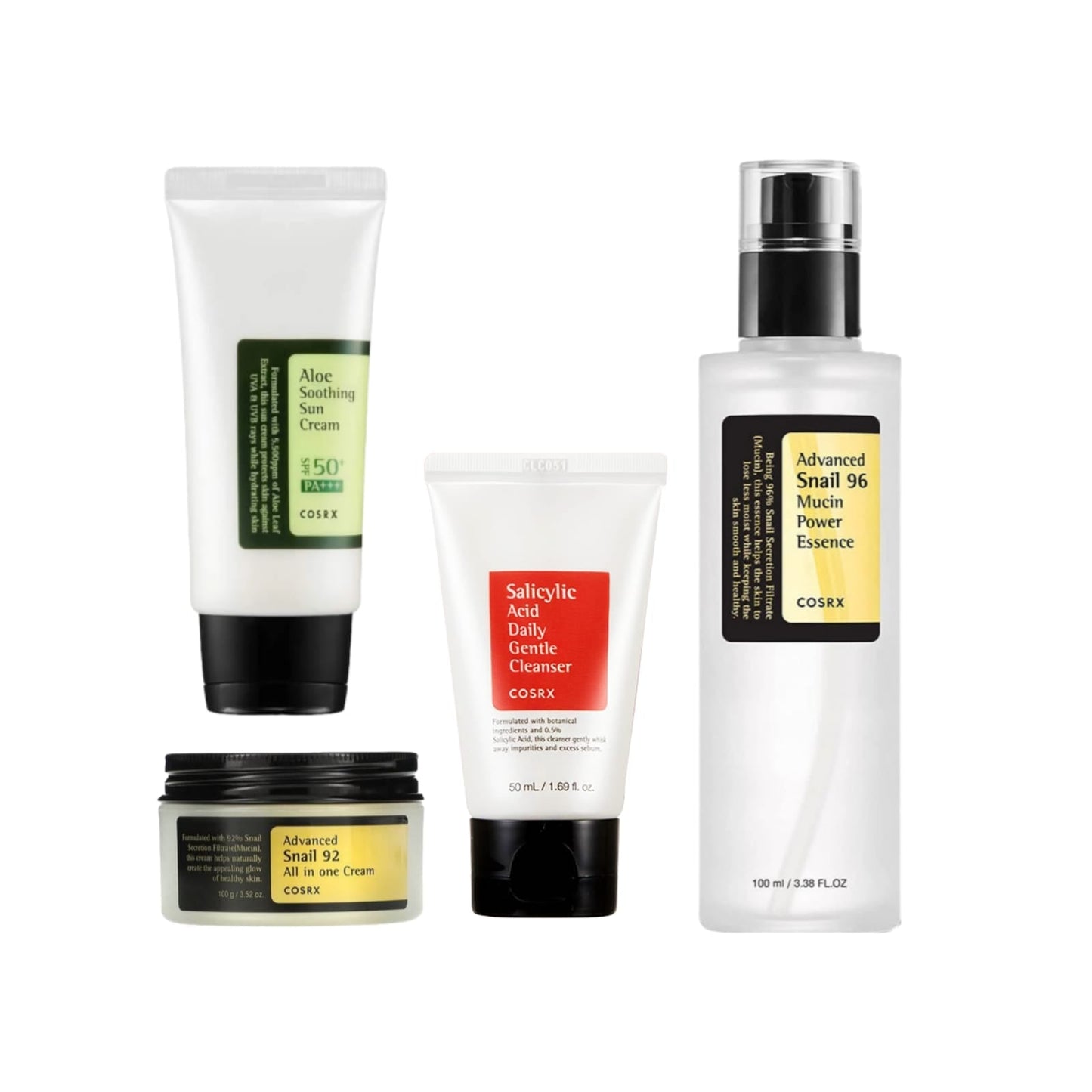 Routine package for mixed and oily skin