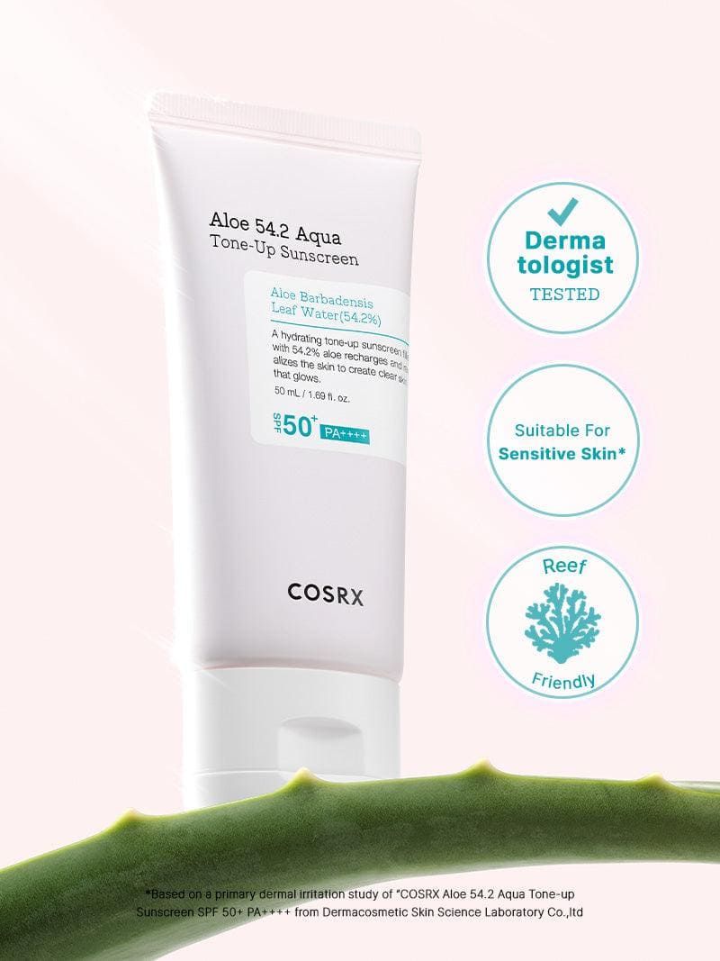 COSRX Aloe 54.2 Aqua Tone-Up واقي الشمس _50 مل