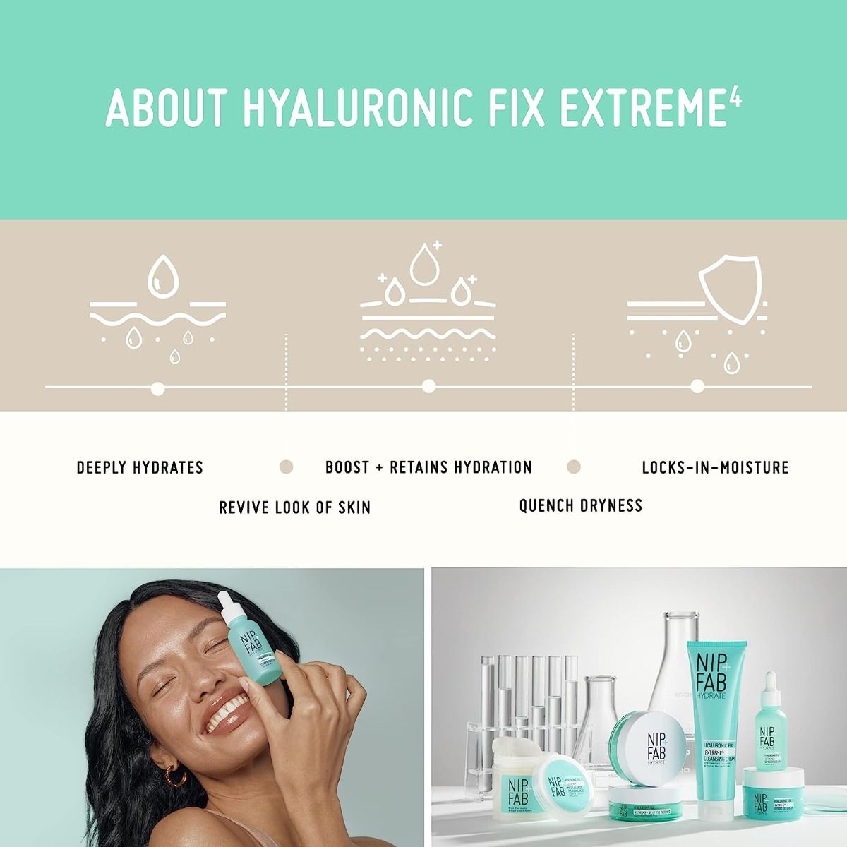 NIP+FAB HYDRATE HYALURONIC  FIX EXTREME4 CONCENTRATE 2%  30 ml